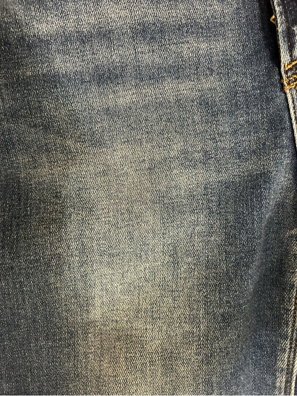Risen High Rise Raw Hem Flare Jeans Size 13/31 - Picture 7 of 8